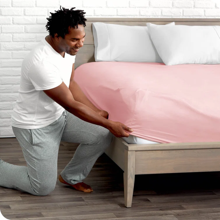 light pink fitted sheet 3 dubai sharjah abu dhabi
