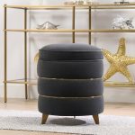 midas round gold ring accent storage ottoman 3 dubai sharjah abu dhabi