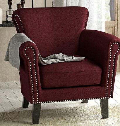 nail head trim accent armchair 3 dubai sharjah abu dhabi