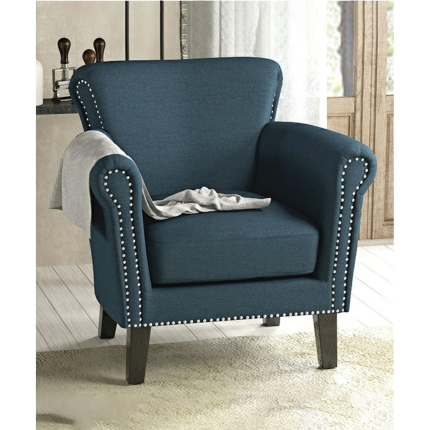 nail head trim accent armchair 1 dubai sharjah abu dhabi transformed