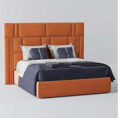 nordic style modern bedroom fabric bed dubai sharjah abu dhabi (1)