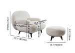 owen armchair with ottoman 3 dubai sharjah abu dhabi