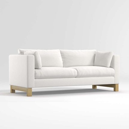 pacific 2 seat track arm sofa with wood legs 2 dubai sharjah abu dhabi