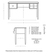 reyna wooden desk large 3 dubai sharjah abu dhabi