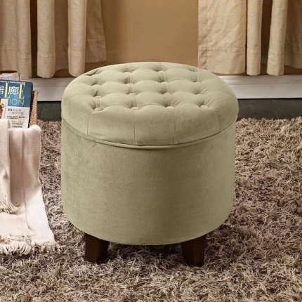 round button tufted storage ottoman 1 dubai sharjah abu dhabi