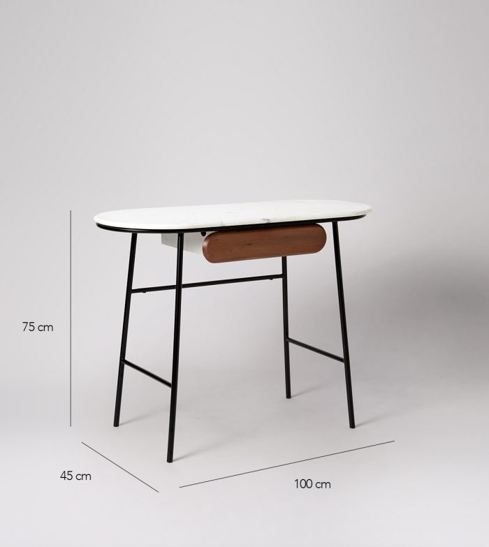 senzo desk white marble 3 dubai sharjah abu dhabi