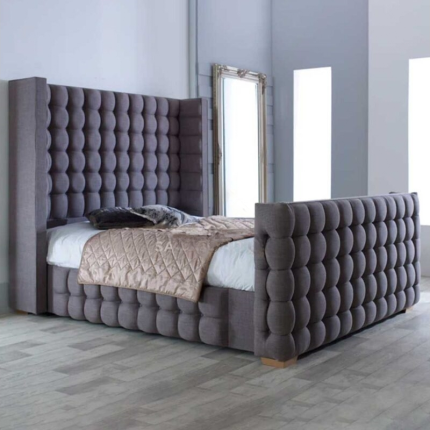 stylish cubic wingback bespoke sleigh bed dubai sharjah abu dhabi transformed (1)