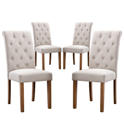 tufted linen parsons chair 1 dubai sharjah abu dhabi