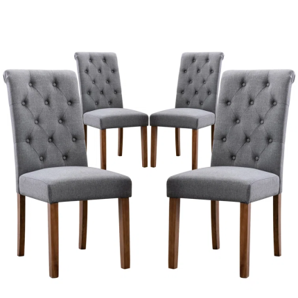 tufted linen parsons chair 2 dubai sharjah abu dhabi