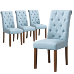 tufted linen parsons chair 3 dubai sharjah abu dhabi