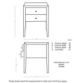 valente bedside table 3 dubai sharjah abu dhabi