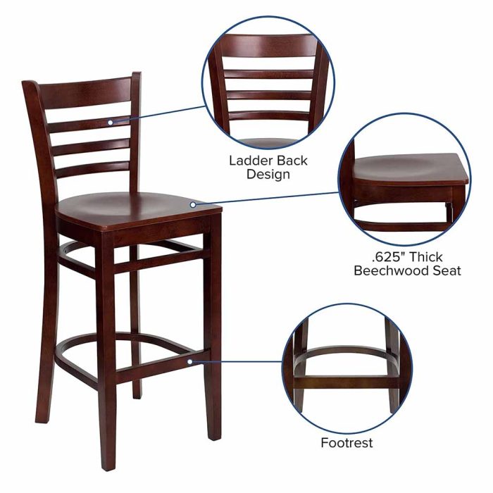 wooden bar stool 3 dubai sharjah abu dhabi