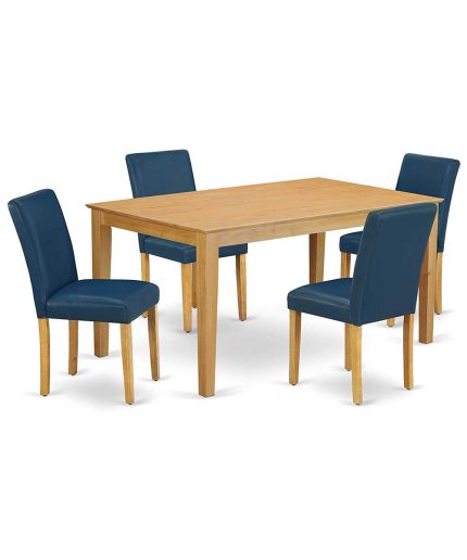 5 piece Rectangle Dining Table with 4 Dining Chair 2 dubai sharjah abu dhabi