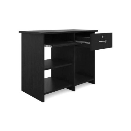 Wooden Black Computer Desk 2 dubai sharjah abu dhabi
