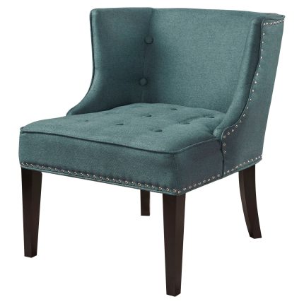 adeline button tufted armless fabric chair 3 dubai sharjah abu dhabi