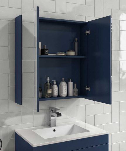 ashford mirrored wall bathroom cabinet in blue 2 dubai sharjah abu dhabi