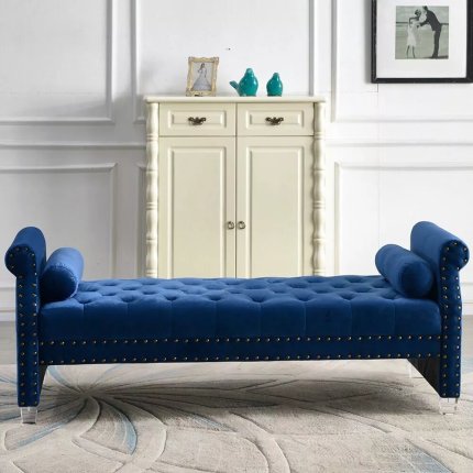bella tufted upholstered bench 1 dubai sharjah abu dhabi