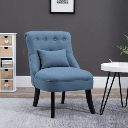 button tufted chair with cushion 1 dubai sharjah abu dhabi