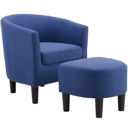 camilla fabric barrel chair with ottoman set 2 dubai sharjah abu dhabi