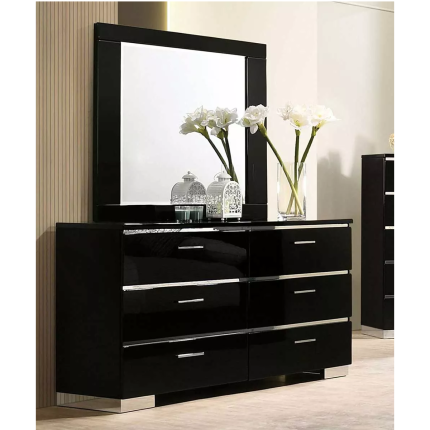 carlie high gloss lacquer coating dressing table 3 dubai sharjh abu dhabi