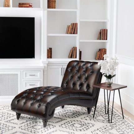 clanton tufted bonded chaise lounge 1 dubai sharjah abu dhabi