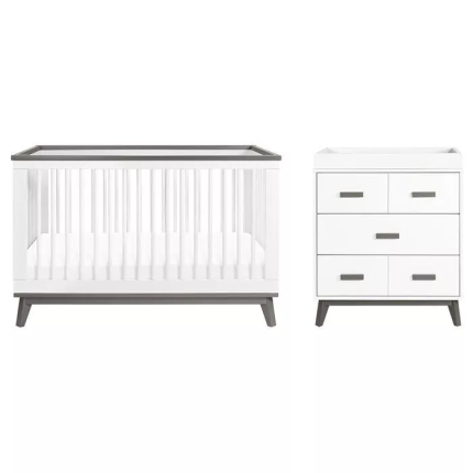 convertible standard 2 piece nursery furniture set 1 dubai sharjah abu dhabi