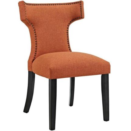 curve back fabric dining chair 2 dubai sharjah abu dhabi