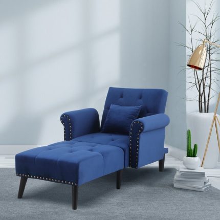 doraville tufted round arms reclining chaise lounge 2 dubai sharjah abu dhabi
