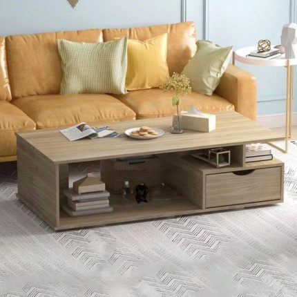 floor shelf coffee table with storage walnut dubai sharjah abu dhabi (1)