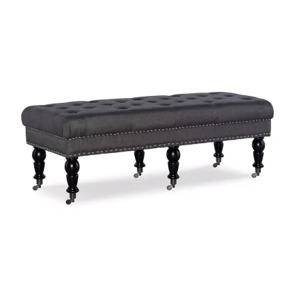 francesca dark grey tufted bench 2 dubai sharjh abu dhabi