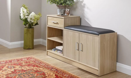 hallway shoe bench with storage 2 dubai sharjah abu dhabi