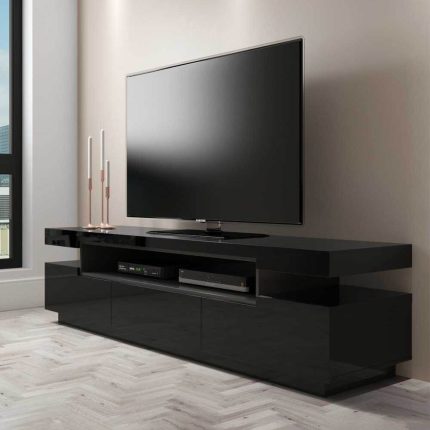 harlow glossy TV unit with storage 2 dubai sharjah abu dhabi (1)