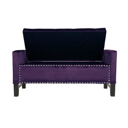 harvey traditional velvet tufted storage bench ottoman 2 dubai sharjah abu dhabi