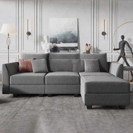 honbay convertible L shape sectional sofa 1 dubai sharjah abu dhabi (1)