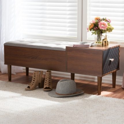 Mid-century 1Drawer ShoeBench