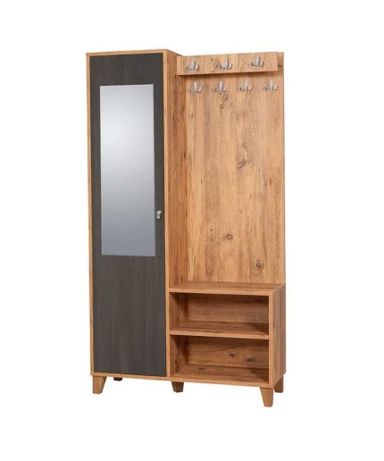 natural style hall tree with Shoe Storage 2 dubai sharjah abu dhabi