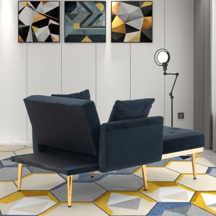 ninad tufted two armflared arms reclining chaise lounge 2 dubai sharjah abu dhabi