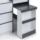saturn white charcoal mid sleeper storage bunk bed 2 dubai sharjah abu dhabi