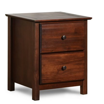 shaker 2 drawer solid wood nightstand 1 dibai sharjah abu dhabi