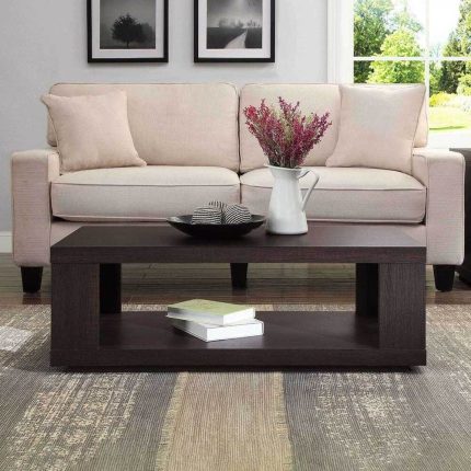 steele coffee table with lower shelf 1 dubai sharjah abu dhabi (1)