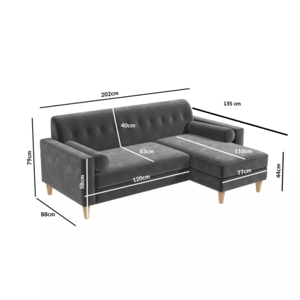velvet corner sofa 2 dubai sharjah abu dhabi