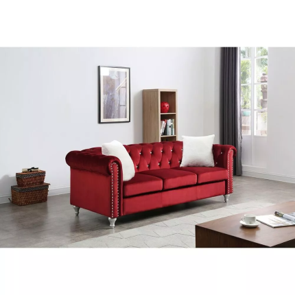 velvet tufted sofa 3 dubai sharjah abu dhabi