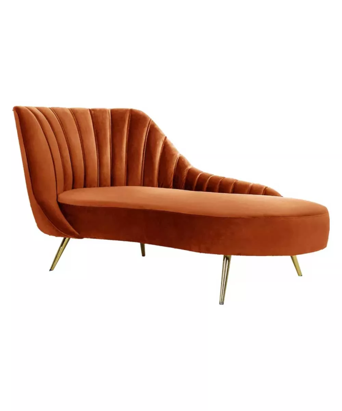velvet upholstered chaise lounge 3 dubai sharjah abu dhabi
