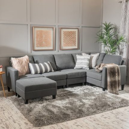 zahra 6 piece sofa sectional with ottoman 1 dubai sharjah abu dhabi