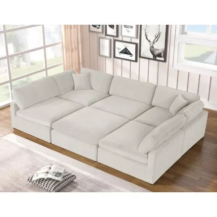 reversible U shaoe sofa 3 dubai sharjah abu dhabi