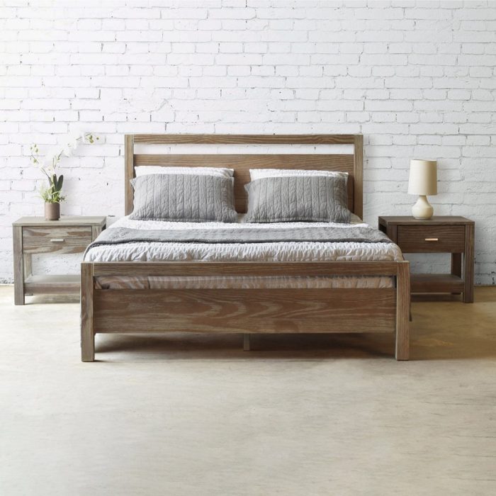 solid wood bed 2 dubai sharjah abu dhabi