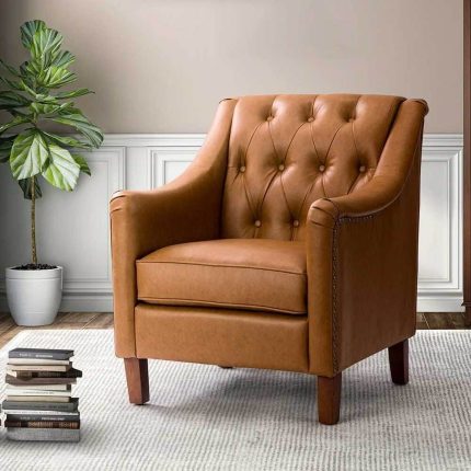 upholstery arm chair with nailhead 2 dubai sharjah abu dhabi (1)