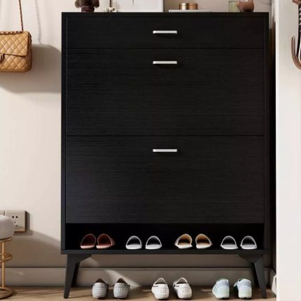 20 Pair Shoe Storage Cabinet with Flip Down Drawers 4 dubai sharjah abu dhabi (1)
