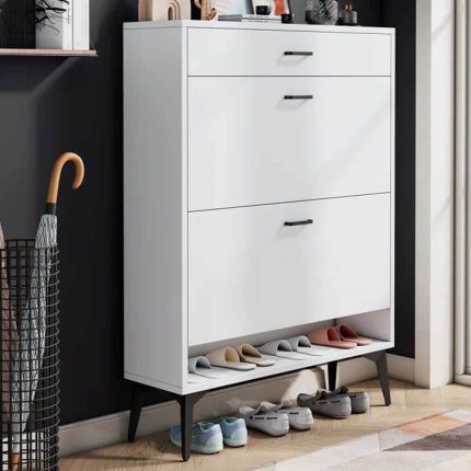 20 pair shoe storage cabinet with flip down drawers 2 dubai sharjah abu dhabi (1)