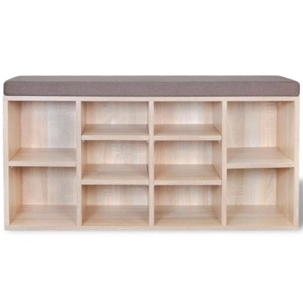 shoe rack with hallway bench brown dubai sharjah abu dhabi
